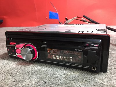 ♥️新竹湖口阿皓汽車音響批發♥️ JVC主機  KD-R416 : 功能 廣播 AUX USB CD 售 1200