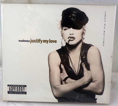收藏品【MADONNA瑪丹娜 Justify My Love HipHop Mix】單曲 CD，免運費，請先詢問存貨！