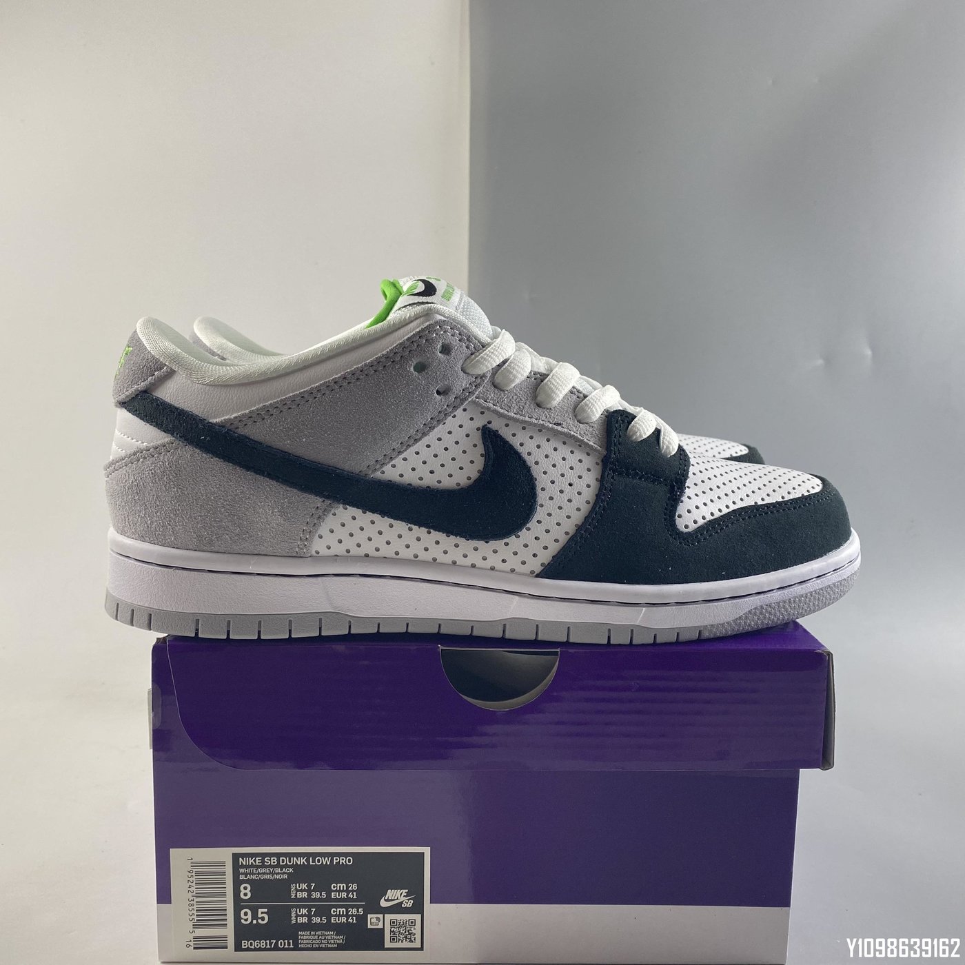 NIKE SB Dunk Low Pro SB 灰白黑透氣運動籃球鞋BQ6817-011 39-45 男鞋