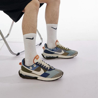 Nike Air Max Pre-Day 巫毒娃娃 縫線 灰藍綠 運動百搭慢跑鞋 DQ5082-400男鞋