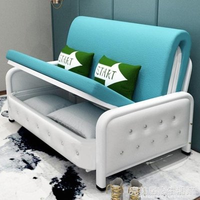 【熱賣精選】沙發床可摺疊雙人推拉兩用客廳小戶型1.5米1.2米多功能現代簡約