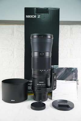 Nikon NIKKOR Z 180-600mm F5.6-6.3 VR 遠攝變焦鏡頭 公司貨 保固中