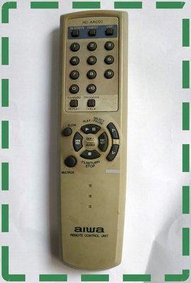 AIWA 愛華 二手 原廠遙控器 / 遙控器 型號 RC-AAC02 / 電視? DVD ? 音響 ? 不確定何種機型
