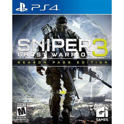 (現貨全新) PS4 狙擊之王：幽靈戰士 3 季票版 中英文美版 含DLC Sniper Ghost Warrior 3