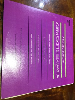 A Sonata Recital by Joseph Szigeti & Bela Bartok 2 LP