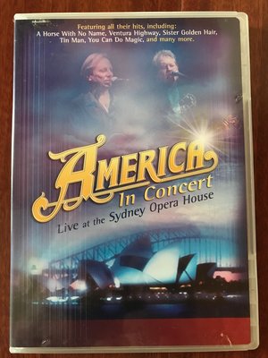 美版一區 DVD - America 合唱團 In concert (Sydney Opera House)