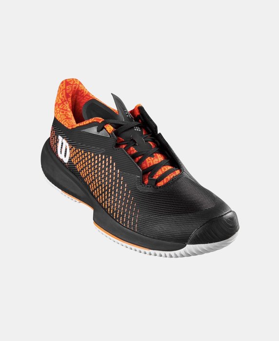 【曼森體育】Wilson Kaos Swift 1.5 Clay 超輕量 網球鞋 黑橘款 頂級
