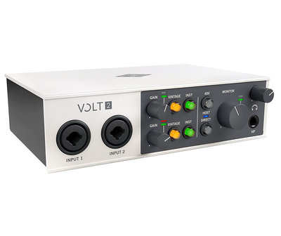 【音響世界】Universal Audio VOLT 2 USB-C錄音介面-贈$1200進口線材-售完補貨中