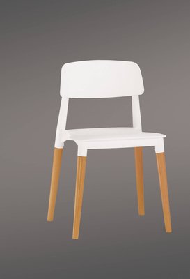 【生活家傢俱】CM-651-15：白色造型餐椅【台中家具】塑膠椅 書桌椅 洽談椅 休閒椅 北歐風 耐衝擊PP