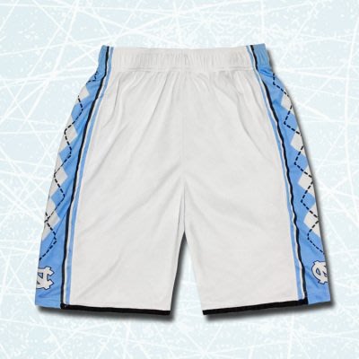 北卡大學NCAA籃球褲 籃球運動短褲 口袋版 白色 黑色 藍色