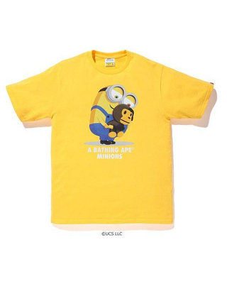 【潤資精品店】A BATHING APE BAPE MINIONS TEE08 小小兵 小孩 兒童 短T 現貨