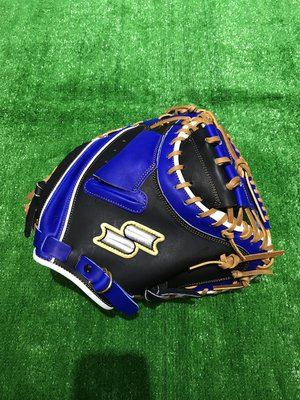 棒球世界全新ssk全牛系列(DWGM4721)棒球補手手套藍色特價