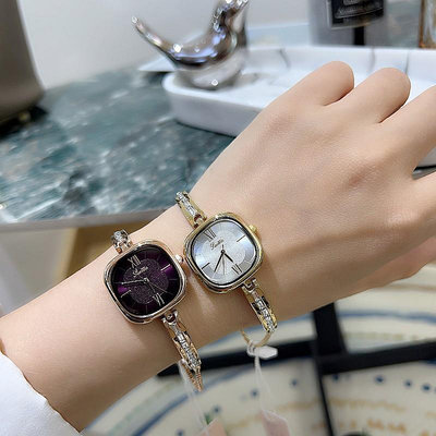 熱銷 詩高迪時尚鑲鉆氣質女士手錶腕錶方形個性手錶腕錶女合金鏈錶帶輕奢手鏈錶225 WG047