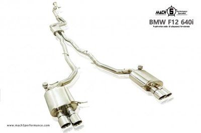 【YGAUTO】BMW F06 F12 F13 640 升級全新 MACH5 高流量帶三元催化頭段 當派 排氣管 底盤