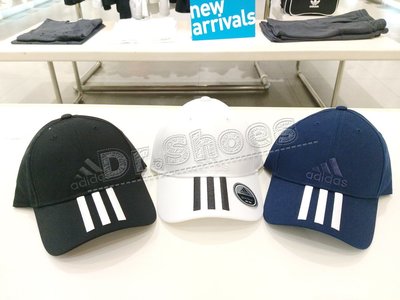 【Dr.Shoes 】Adidas 3-Stripes Cap 棒球帽 白BK0806 深藍BK0808 黑S98156