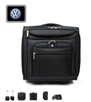【上品居家生活】Volkswagon 福斯 16寸 商務級 筆記型電腦/筆電用 登機箱/行李箱/拉桿箱/拉杆箱/旅行箱