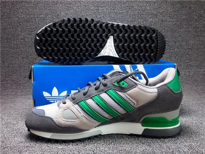 Adidas Originals ZX750 愛迪達 三葉草 灰綠白 網面透氣運動鞋