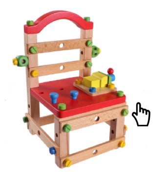 【晴晴百寶盒】創意木製智慧工具椅 創意組合七彩魯班椅 益智遊戲 玩具 木椅 早教 生日禮物 禮品獎品 CP值高 A015