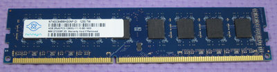 【寬版雙面顆粒】 NANYA 南亞 DDR3-1600 4G  ， 桌上型記憶體二手良品 ，  (個人保14日)