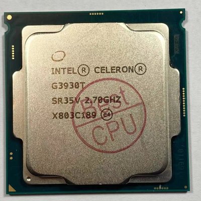 【熱賣精選】Intel Celeron G3900T G3930T G4400T G4560T低電壓 奔騰 1151 c