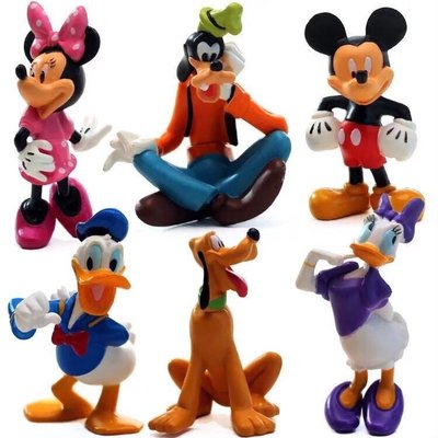 《瘋狂大賣客》Disney 迪士尼 米奇 米妮 黛西 唐老鴨 高飛 布魯多 童玩 療癒 蛋糕 多肉 動漫 卡通 模型 創意 公仔 擺件 擺飾 玩具 造型 可愛