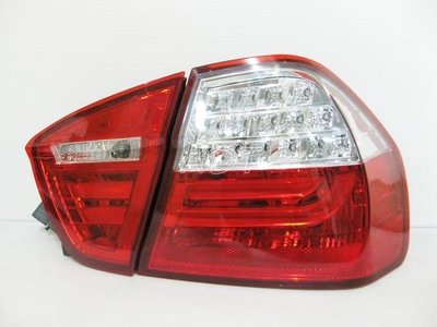 ~~ADT.車燈.車材~~BMW E90 3系 前期仿後期 類09年樣式 紅白光柱尾燈+LED方向燈一組7500
