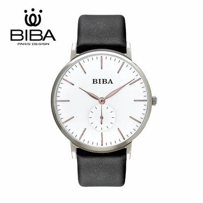 [時間達人] 法國 BIBA 碧寶錶 永恆光影系列 藍寶石玻璃 石英錶 B771S302W