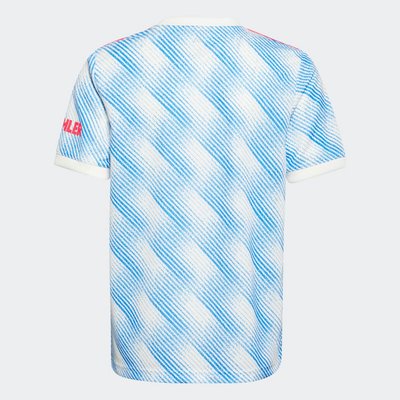 Adidas/愛迪達正品曼聯客場大童足球運動圓領短袖T恤球衣GS2406