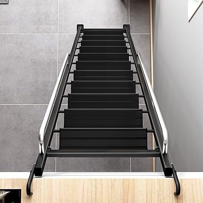 爬梯加厚梯子家用鋁合金折疊閣樓梯室內扶手工程梯防滑~特價家用雜貨