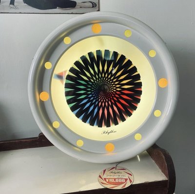 {•千縯洋行•｝1970年代停產 超稀有日本製旋轉(萬花筒)霓虹燈電燈箱