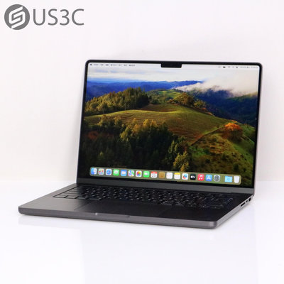 【US3C-高雄店】【福利品】2023年 公司貨 Apple MacBook Pro 14吋 M3 Pro 12C18G 18G 1T 太空黑