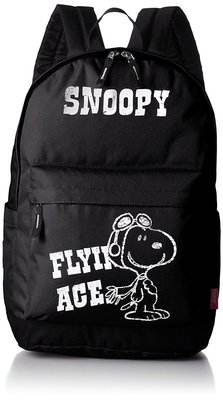 【絕版現貨】 Snoopy 史努比 Flying 後背包 PEANUTS 黑