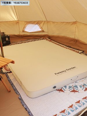 充氣床墊Fantasy Garden夢花園戶外露營自動充氣墊加厚單雙人防潮睡墊氣床