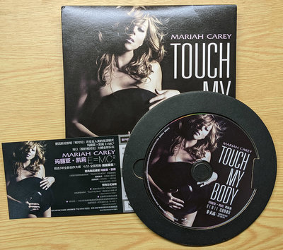 宣傳混音CD+預購單 Mariah Carey 瑪麗亞凱莉 Touch My Body Remix 中國限量版單曲 全新