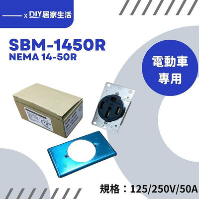 【超值精選】 NEMA 14-50 特殊插座 SBM-1450R TESLA|電動車專用插座|美規UL認證|現貨供應