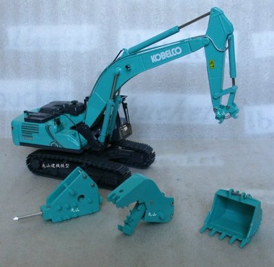 [丸山建機模型店]---KOBELCO SK350-10 + 三工具 1/50 怪手挖土機模型