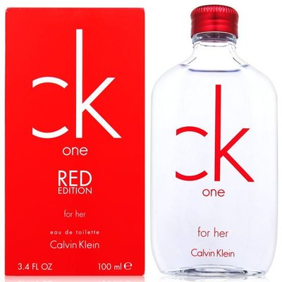 便宜生活館【香水】Calvin Klein CK ONE RED 女性淡香水10ml 滾珠分裝瓶(可超取)