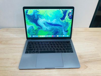 台中 2017年 MacBook Pro 13吋 i5 (2.3) 8G 256G 太空灰 蘋果電腦 369次 沒有盒裝