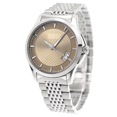 GUCCI YA126412 古馳 手錶 38mm 棕色面盤 不鏽鋼錶帶 男錶