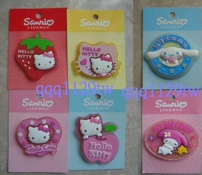 (2件$100)7-11 SANRIO 三麗鷗(Hello Kitty/大耳狗/美樂蒂)立體浮雕磁鐵(3D悠遊卡抱枕)