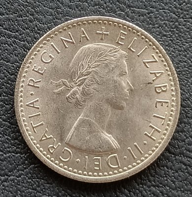 英國   1967年   6便士   伊莉沙白二世   鎳幣   1060