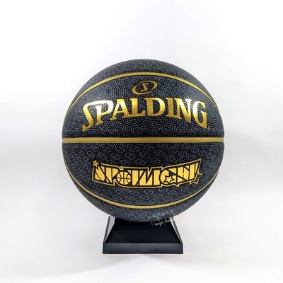 [現貨]SPALDING 斯伯丁籃球 NBA 黑金 深溝柔軟膠 highlight 室外7號 ，另售其他款式籃球