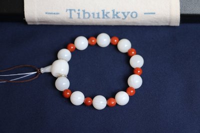 Tibukkyo 精品半玉化硨磲 12mm圓珠 南紅瑪瑙 非藥染天然透光 能清楚見硨磲紋理 佛珠手珠手串手環 硨磲