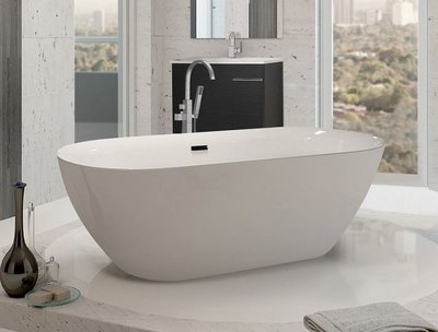 【亞御麗緻衛浴】獨立式壓克力浴缸140x66x52cm