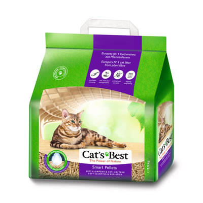CAT'S BEST 凱優紫標凝結木屑砂-特級無塵 2.5KG-5L