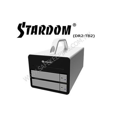 STARDOM 3.5吋/2.5吋 Thunderbolt 磁碟陣列設備 DR2-TB2