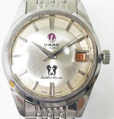 【精品廉售/手錶】RADO雷達Golden Horse系列 57石自動機械腕錶/男錶*11675*瑞士精品*珍貴老古董
