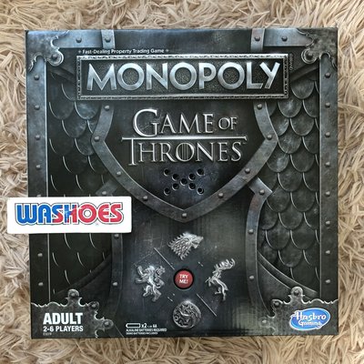 Washoes 地產大亨 Monopoly HBO Game Of Thrones 冰與火之歌：權力遊戲 聯名桌遊 現貨