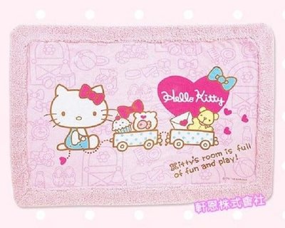KITTY 玩具車 日本三麗鷗發售 冷氣毯 小毯子 毯子 665602