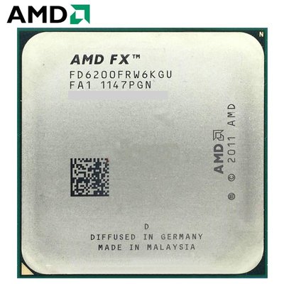 AMD FX-6200 六核心 AM3+ 3.8G 處理器、L3快取-8MB、無鎖頻、庫存備品《自取佛心價1050》